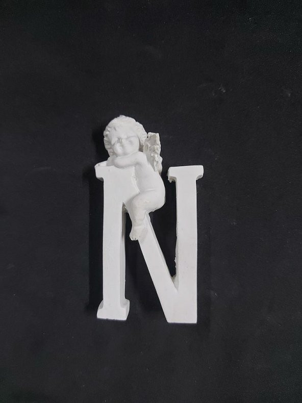 Polyester Harf Melekli -N- 10x5,5cm P401 ürün görseli 1