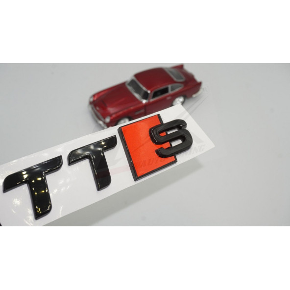 DK Tuning Audi TTS Siyah ABS 3M 3D Bagaj Logo Yazı Orjinal Ürün ürün görseli 1