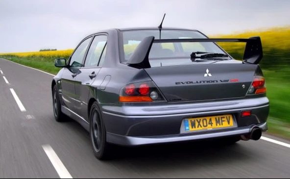 DK Tuning Lancer Evolution 8 Bagaj Siyah Yazı Logo Arma - Resim 2