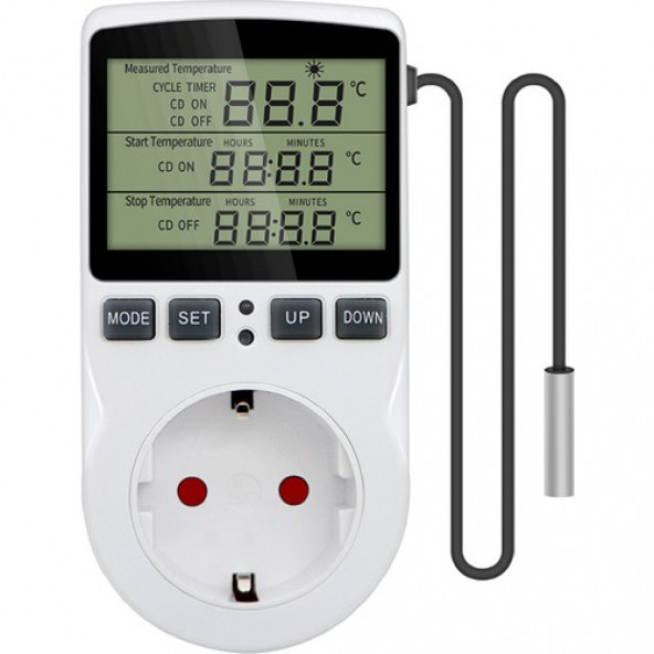 220V Çok Fonksiyonlu Dijital Termostat Kuluçka Sıcaklık Kontrol Cihazı A56 ürün görseli 1