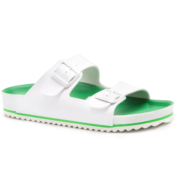 United Colors of Benetton Bnt 23Y 1322 Beyaz Erkek Ayakkabı Erkek Terlik-Sandalet ürün görseli 1