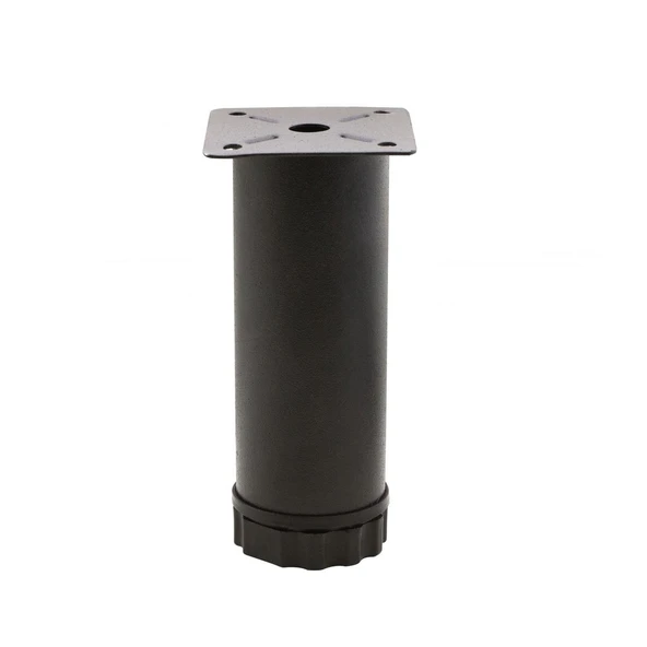 Mobilya Ayağı Metal 10 cm Alttan Ayarlı 42 mm Mat Siyah Ayak ürün görseli 1