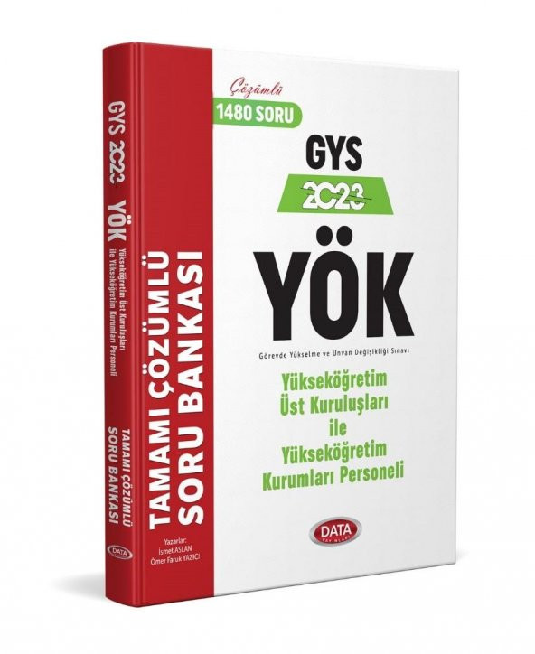 YÖK Üst Kuruluşları ile YÖK Personeli GYS Tamamı Çözümlü Soru Bankası Data Yayınları ürün görseli 1