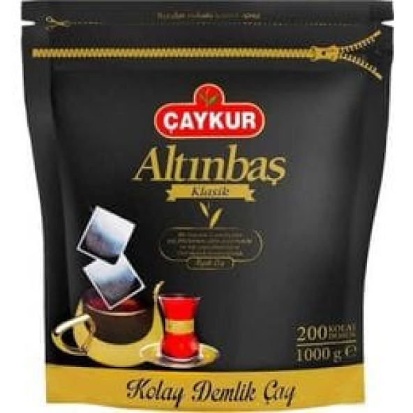 ÇAYKUR ALTINBAŞ POŞET 1 KG SİYAH ürün görseli 1