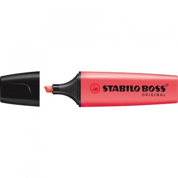 STABİLO BOSS KIRMIZI FOSFORLU KALEM ürün görseli 1
