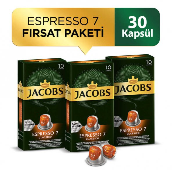 Jacobs Espresso 7 Classico Kapsül Kahve 30 Kapsül ürün görseli 1