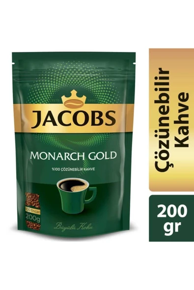 Jacobs Monarch Gold Kahve 200 gr Eko Paket ürün görseli 1