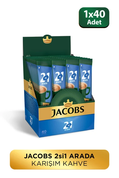 Jacobs 2si1 Arada Kahve 40lı KUTU ürün görseli 1