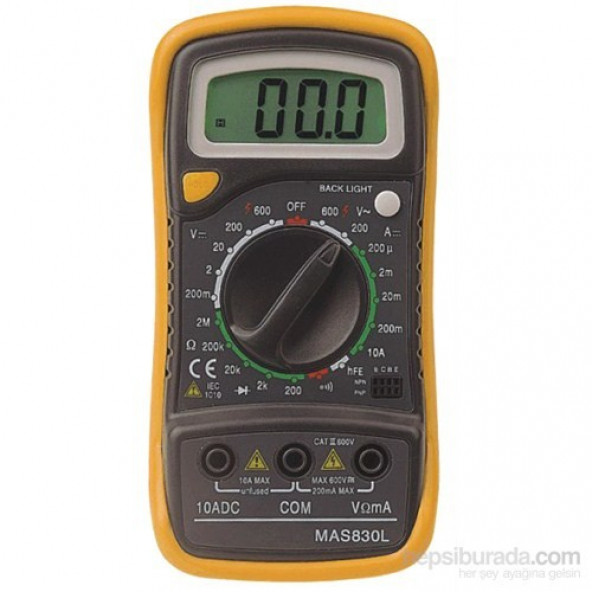 Mastech 830 L Multimetre A51 ürün görseli 1