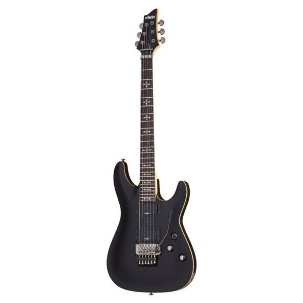 Schecter Demon-6 FR SBK Elektro Gitar (Aged Black Satin) ürün görseli 1