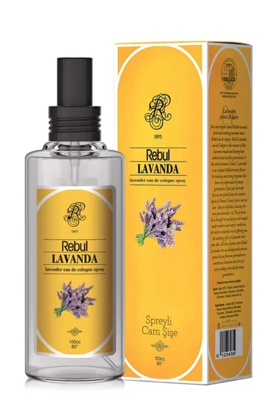 REBUL KOLONYASI LAVANTA 125ml SPREYLI PET SISE ürün görseli 1