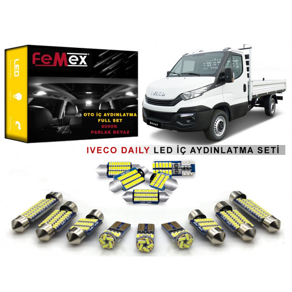 iveco Daily Kabin LED İç Aydınlatma Ampul Seti FEMEX Parlak Beyaz ürün görseli 1