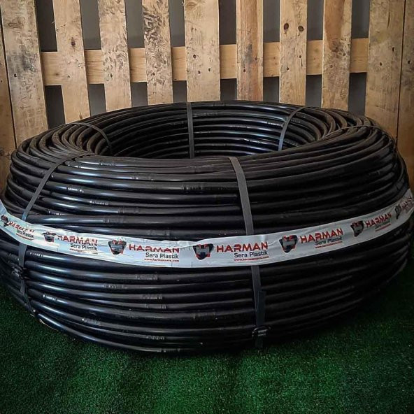 16X25 2 LT DAMLAMA BORUSU 20cm DELİKLİ 400 m 2 LİTRE DAMLAMA BORUSU YUVARLAK DAMLAMA HORTUMU ürün görseli 1