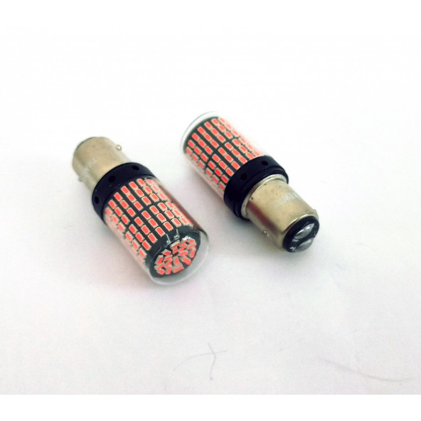 FEMEX Platinum P21W 1157 9w Led Aydınlatma Ampul 1016 Duy Çift Duy Parlak Kırmızı ürün görseli 1