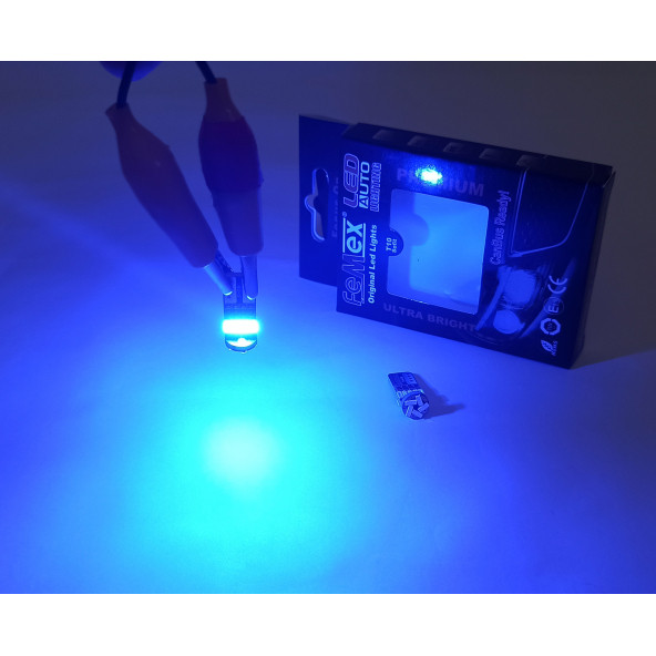 FEMEX Premium 15smd Mini T10 Led Ampul Parlak Mavi ürün görseli 1