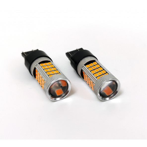 Citröen C-Elysee Led Gündüz Aydınlatma Ampulu FEMEX Turuncu W21W ürün görseli 1