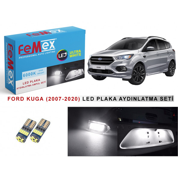 Ford Kuga Plaka LED Aydınlatma Ampulu FEMEX T10 ürün görseli 1