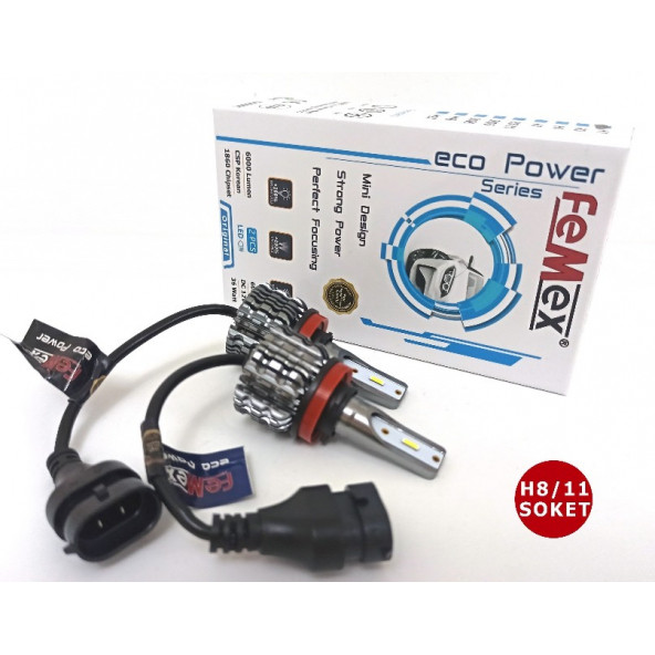 Peugeot Rifter Led Xenon Sis Far Ampulu FEMEX Eco Power H8 H11 ürün görseli 1