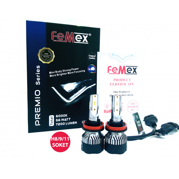 Ford Focus 1 Makyajlı Led Xenon Sis Far Ampulu FEMEX Eco Power H8 H11 ürün görseli 1