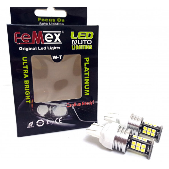 Honda CRV 4. Nesil Geri Vites LED Ampulu FEMEX Platinum W21W T20 ürün görseli 1