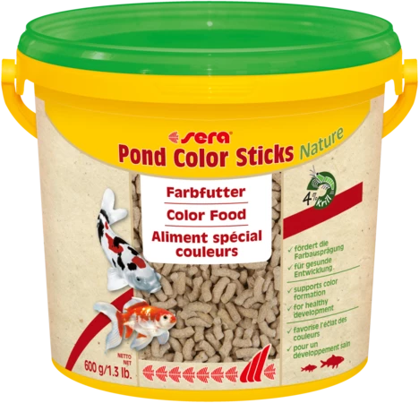 Sera Pond Color Sticks Nature 100 GR Poşette Skt :05/2028 Japon Koi balığı yemi ürün görseli 1