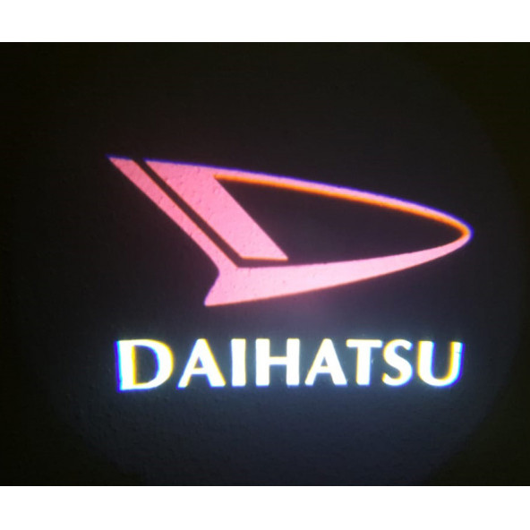 Daihatsu Araçlar İçin Pilli Yapıştırmalı Kapı Altı Led Logo ürün görseli 1
