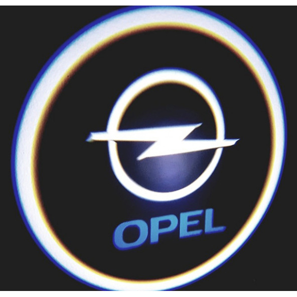 Opel Araçlar İçin Pilli Yapıştırmalı Kapı Altı Led Logo ürün görseli 1