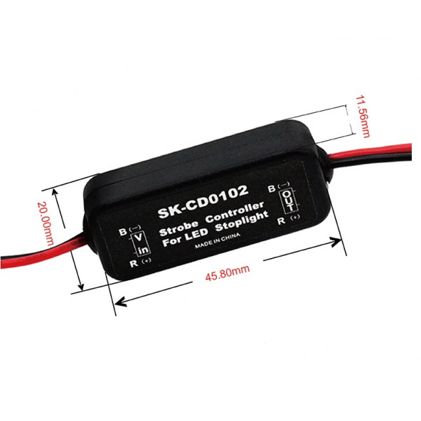 Stop Fren Çakar Modül LED AMPUL Uyumlu 12v Özel Üretim 4 Kez F1 Çakar 4 Kez Yavaş ürün görseli 1