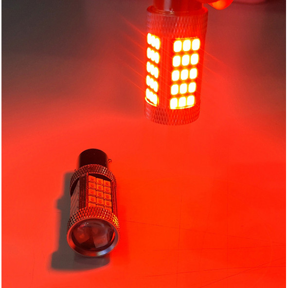 FEMEX Premium P21W-1156-9W- Tek Duy Led Ampul Kırmızı Mercekli ürün görseli 1