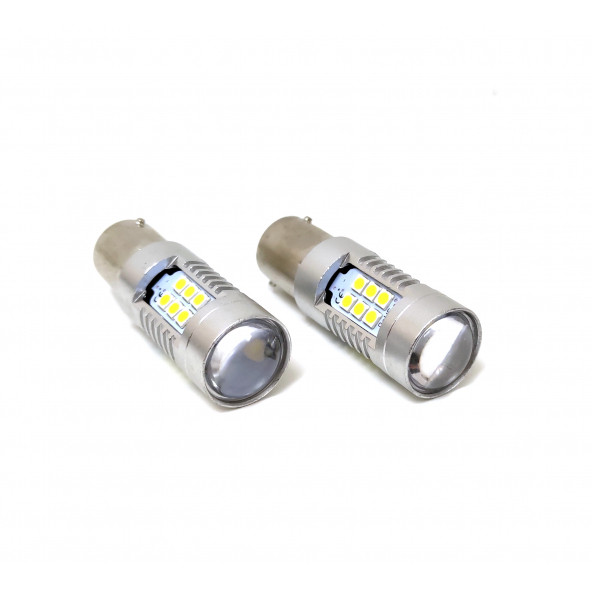 FEMEX Platinum P21W-1156-15W- Tek Duy Led Ampul Beyaz Mercekli 6000K ürün görseli 1