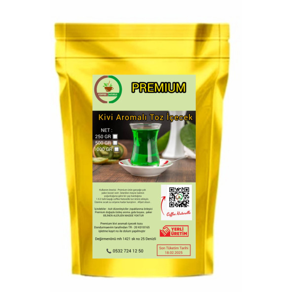 Kivi Aromalı İçecek Tozu 250 gr ürün görseli 1