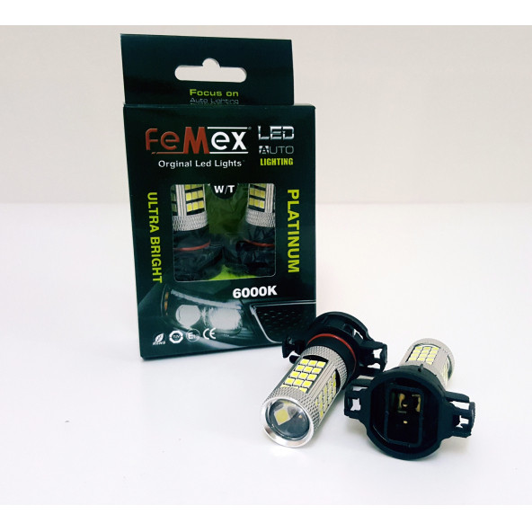 FEMEX PSX24W - H16  Sis Led Ampul Beyaz 1200LM Sis Farları İçin ürün görseli 1