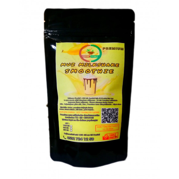 Muz Aromalı Milkshake & smoothie & Frappe 500+500 gr ürün görseli 1