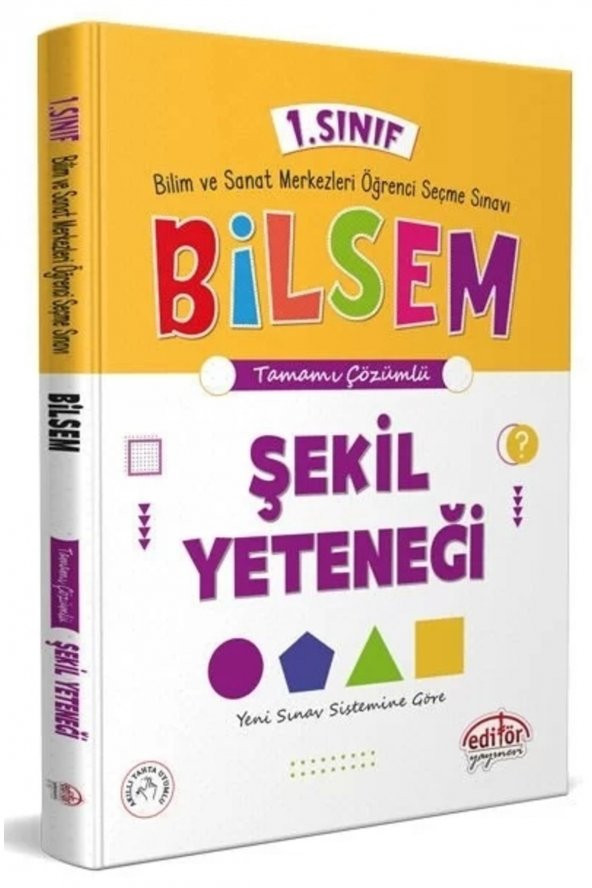 1.sınıf Bilsem Şekil Yeteneği Tamamı Çözümlü ürün görseli 1