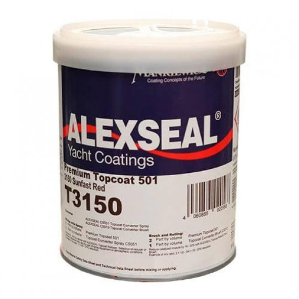 Alexseal T3150 Yat Boyası Sunfast Red 1 qt(0,946 L) ürün görseli 1