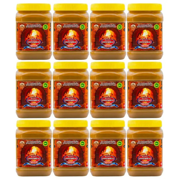 Bozkırlı Çavuşoğlu Odun Ateşinde Kepekli Bozkır Tahini 930g x 12 ürün görseli 1
