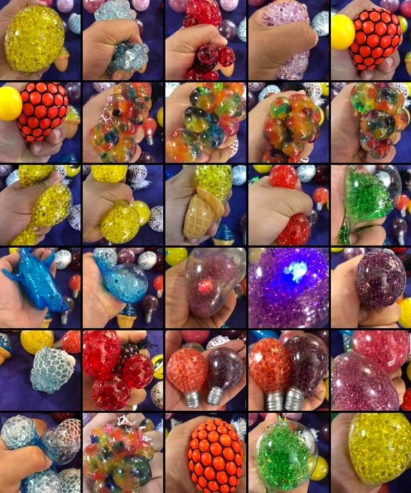 Beyin Stres Topu 1200 Adet - Slime Stres Top Oyuncak ürün görseli 1