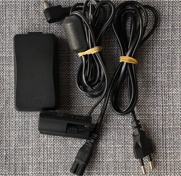 Canon DS8111 Ac Adaptör Bataryasız Çalıştırma Kiti - Bp-511 Batarya Uyumlu Ac Adaptör ürün görseli 1