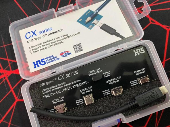 HIROSE CX Serisi Usb Type C Konnektör ürün görseli 1