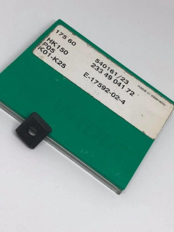 Widia HK150 E-17592-02-4 Freze Tarama Karbür Elmas Uç - Torna Karbür Uç ürün görseli 1