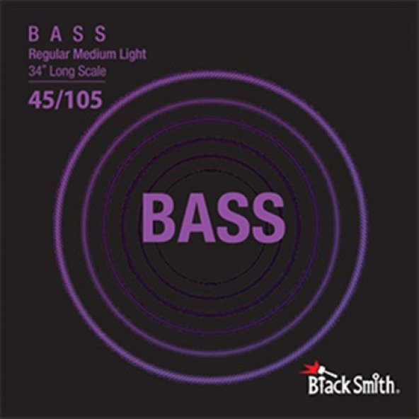 BLACKSMİTH NW-45105-4-34 BASS GİTAR TELİ 4 TELLİ ürün görseli 1