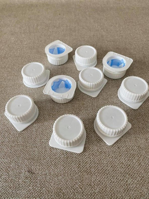 Kilitli Beyaz Plastik Kapak 29,5mm 10 Adet ürün görseli 1