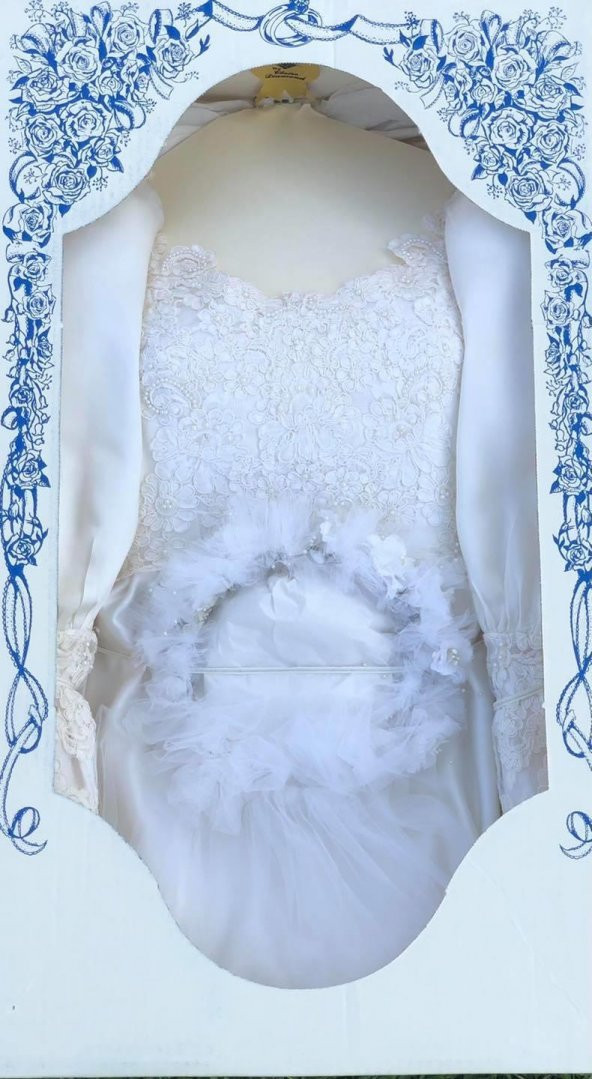Claire Diamond Vintage Nakış İşlemeli Gelinlik ürün görseli 1