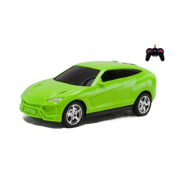 1/18 Uzaktan Kumandalı Jep Yeşil ful fonksiyon Pilli Işıklı 20 Cm ürün görseli 1