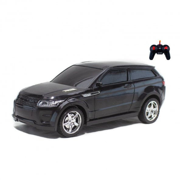 1/18 Uzaktan Kumandalı Jep Siyah ful fonksiyon Pilli Işıklı 20 Cm ürün görseli 1