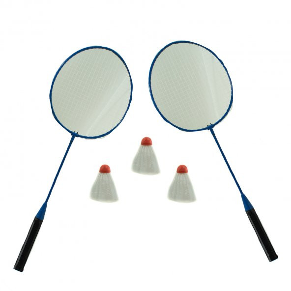 Set Badminton Seti Metal 2 Raket 3 Top ürün görseli 1
