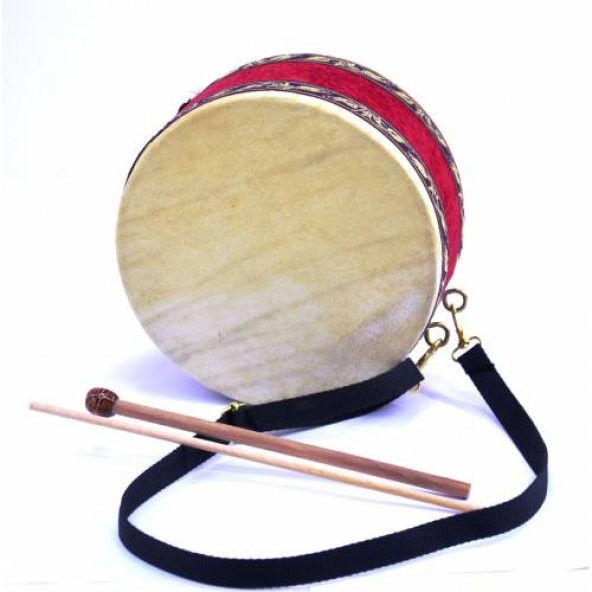 Çocuk Davulu Hayvan Derili 17cm +2 Tokmak ürün görseli 1