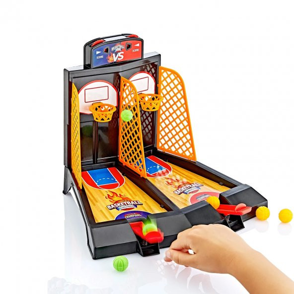 Oyuncak Parmak Basketbol Set Masa Üstü İkili Mini Set ürün görseli 1