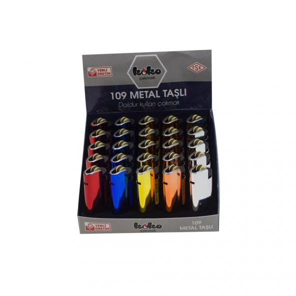 Erzisepet Çakmak Erzi 109 Metal Taşlı Klasik Çakmak 25Li ürün görseli 1