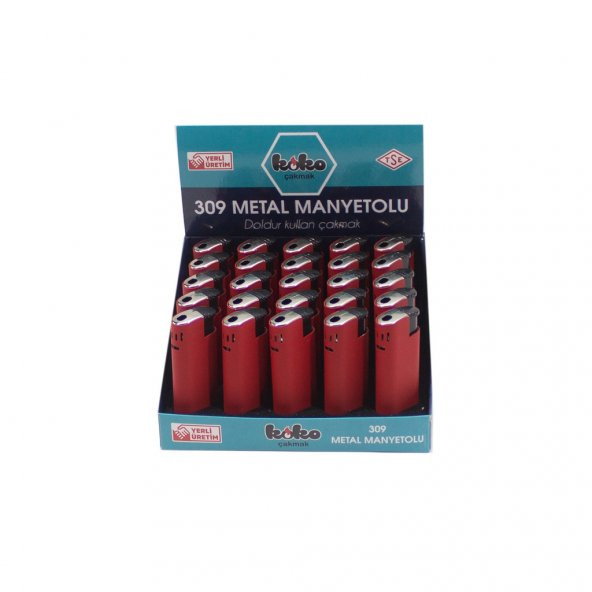 Erzisepet Çakmak Erzi 309 Metal Manyetolu Çakmak 25Li ürün görseli 1
